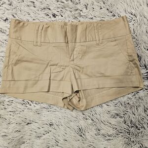 Body Central High Waist Tan Shorts